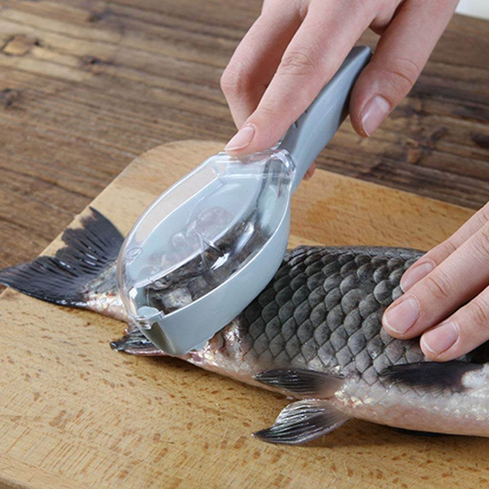 Fish Scale Scraper Skin Peeler Fish Tools Kitchen Gadget - infinityexculsivestore.com