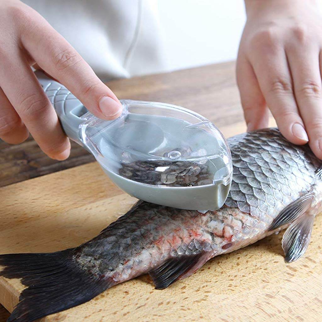 Fish Scale Scraper Skin Peeler Fish Tools Kitchen Gadget - infinityexculsivestore.com
