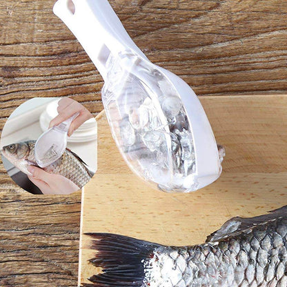 Fish Scale Scraper Skin Peeler Fish Tools Kitchen Gadget - infinityexculsivestore.com
