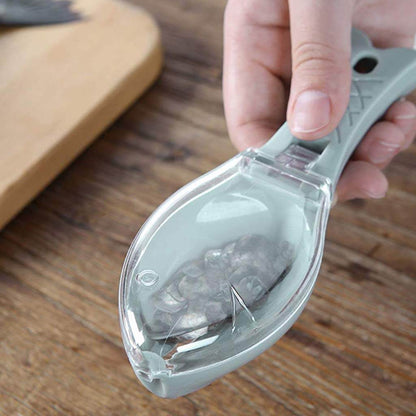Fish Scale Scraper Skin Peeler Fish Tools Kitchen Gadget - infinityexculsivestore.com