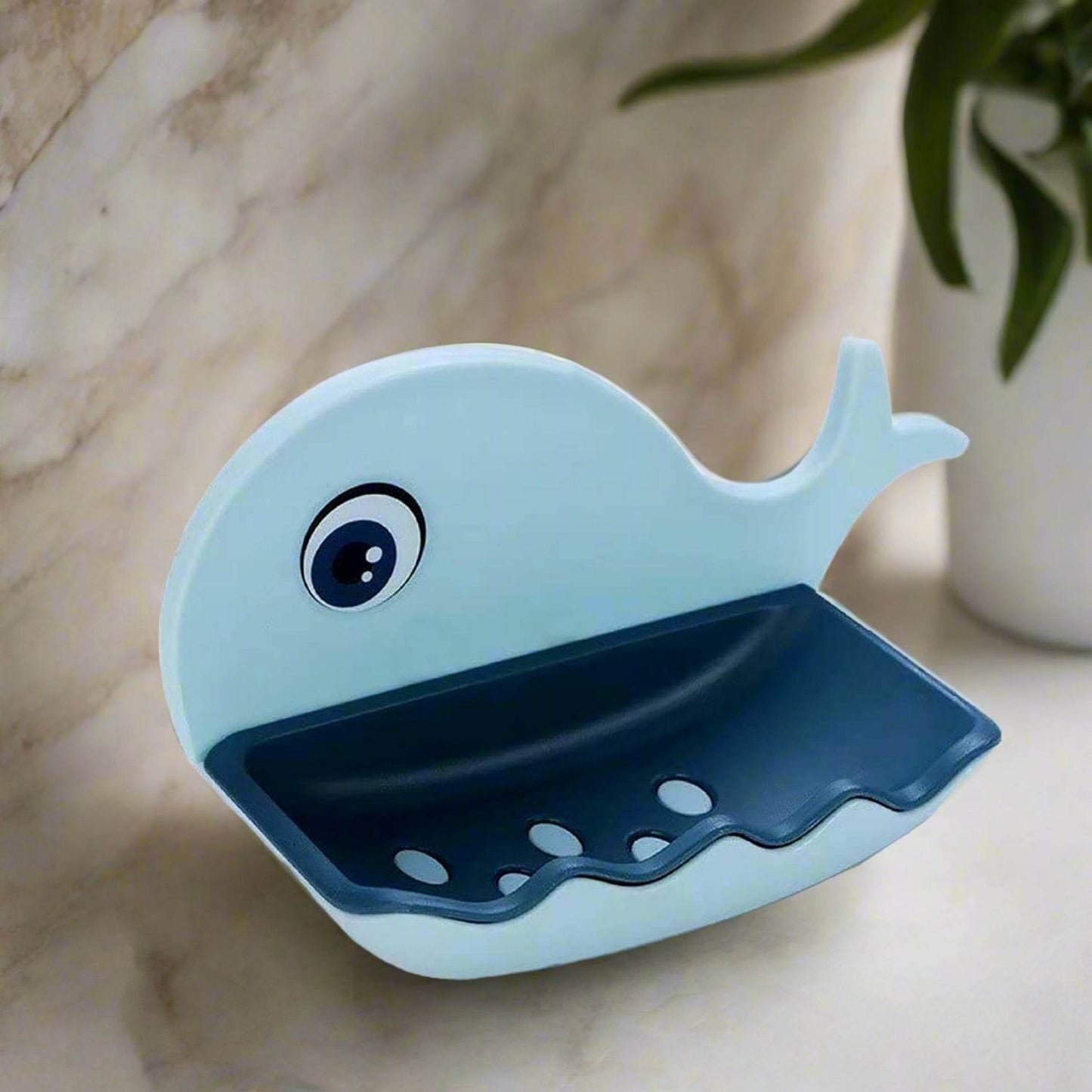 Fish Shape Double Layer Adhesive Waterproof Wall Mounted Soap Bar Holder Stand Rack for Bathroom Shower Wall Kitchen - infinityexculsivestore.com