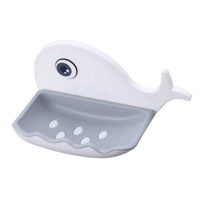 Fish Shape Wall - Mounted Double Layer Soap Holder for Bathroom & Kitchen - infinityexculsivestore.com