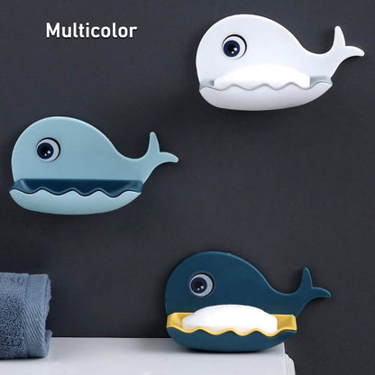 Fish Shape Wall - Mounted Double Layer Soap Holder for Bathroom & Kitchen - infinityexculsivestore.com