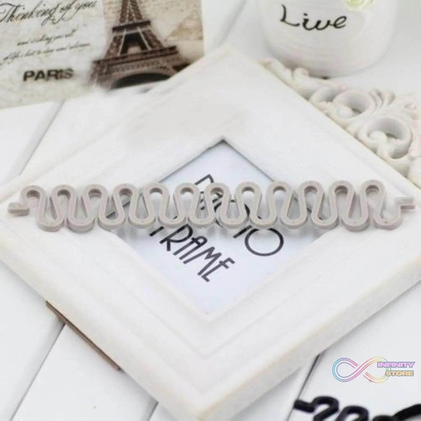 Fishbone Bun Maker widely used by women’s for making their hair looks like a fish tail and all and it used in many kinds of places like household, parlours etc. - infinityexculsivestore.com