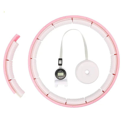 Fitness Adjustable Detachable Fitness Hula Hoop Ring Smart Round Count & Weight Loss Gym Equipment Exercise Smart Hula Hoops - infinityexculsivestore.com