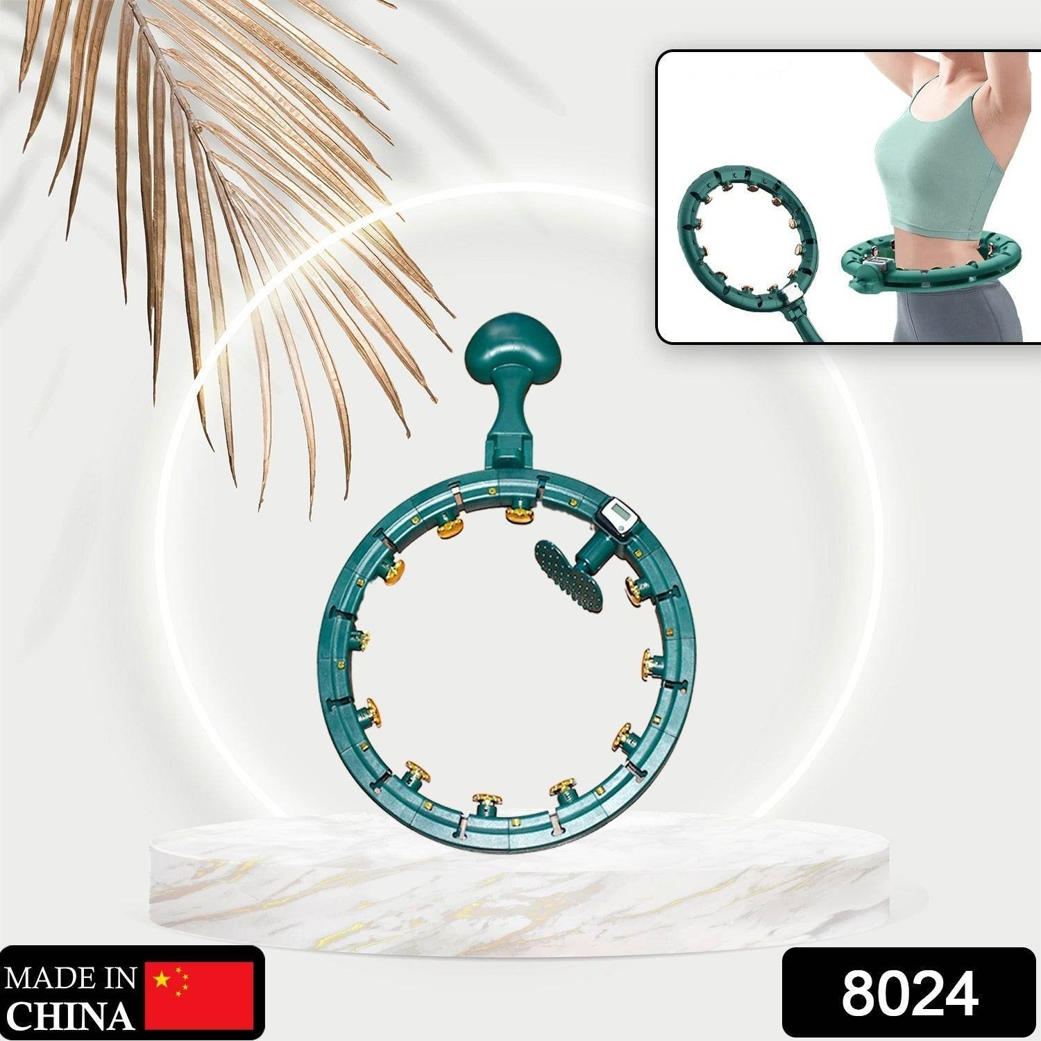 Fitness Adjustable Detachable Fitness Hula Hoop Ring Smart Round Count & Weight Loss Gym Equipment Exercise Smart Hula Hoops - infinityexculsivestore.com