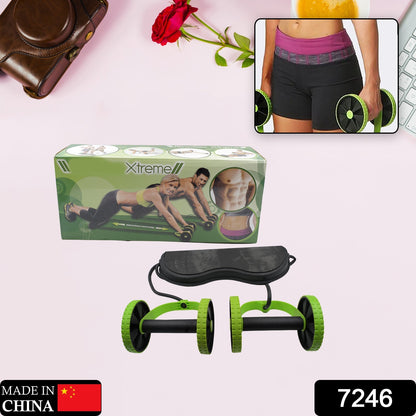 Professional Fitness Imported Ab Builder Ab Care Xtreme Fitness Resistance Exerciser Resistance Tube Ab Slimmer Rope Exerciser Body Building Home Gym Trainer for Both Men & Women (1 Pc) - infinityexculsivestore.com