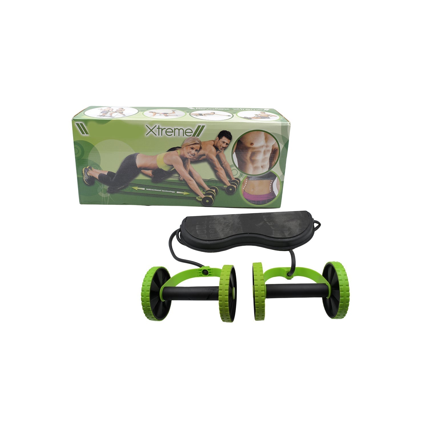 Professional Fitness Imported Ab Builder Ab Care Xtreme Fitness Resistance Exerciser Resistance Tube Ab Slimmer Rope Exerciser Body Building Home Gym Trainer for Both Men & Women (1 Pc) - infinityexculsivestore.com