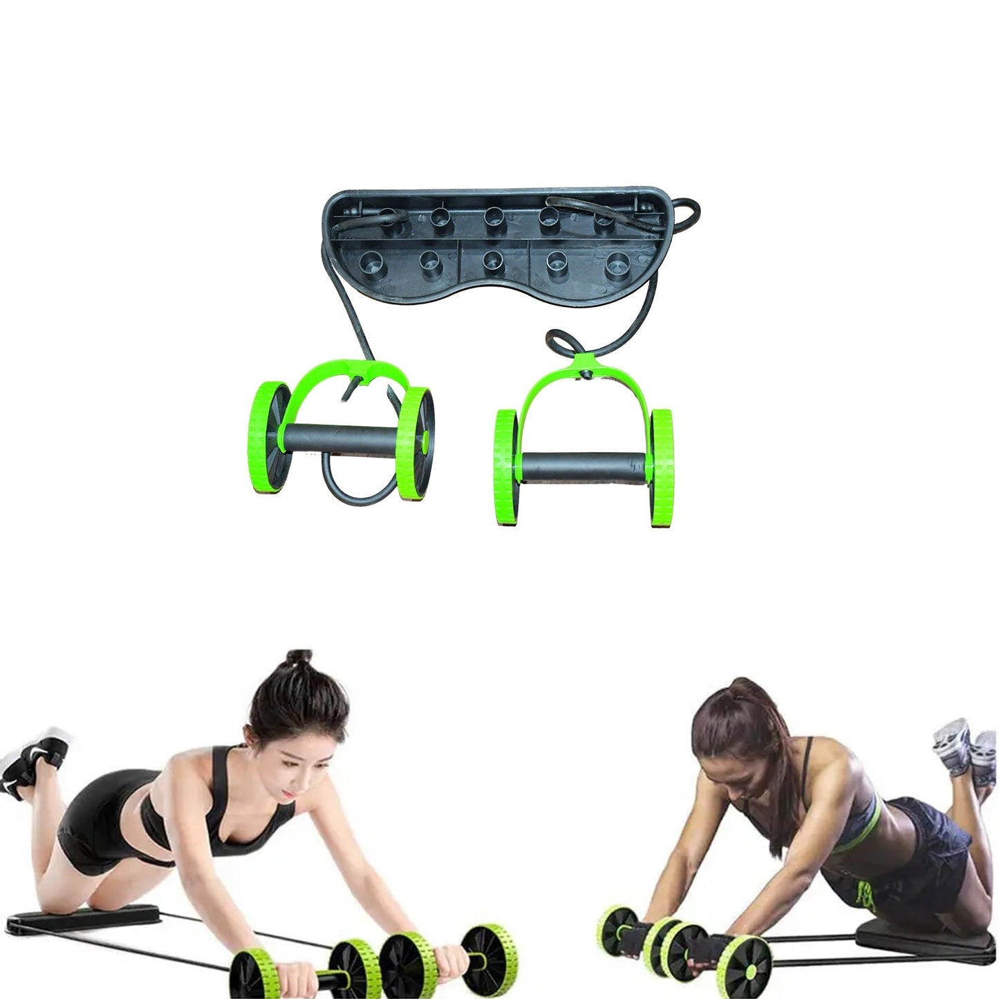 Professional Fitness Imported Ab Builder Ab Care Xtreme Fitness Resistance Exerciser Resistance Tube Ab Slimmer Rope Exerciser Body Building Home Gym Trainer for Both Men & Women (1 Pc) - infinityexculsivestore.com