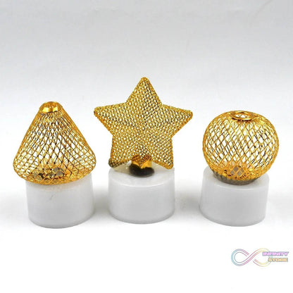 Flameless and Smokeless Decorative Candles Acrylic Led Tea Light Candle for Gifting, House, Light (3 Pc Set) - infinityexculsivestore.com