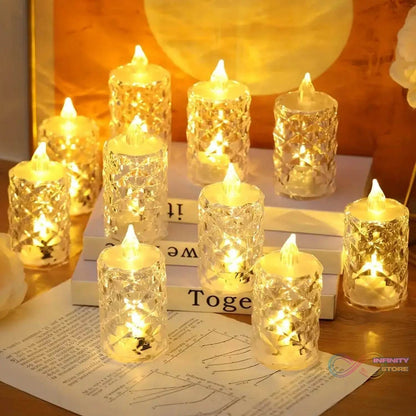 Flameless and Smokeless Decorative Candles LED Tea Light (1 Pc) - infinityexculsivestore.com