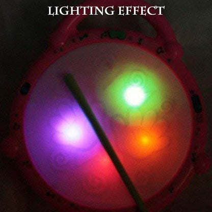 Flash Drum Toys for Kids with Light & Musical Sound Colorful Plastic Baby Drum Musical Toys for Children Baby Toy Instrument Best Gift for Boys & Girls. - infinityexculsivestore.com