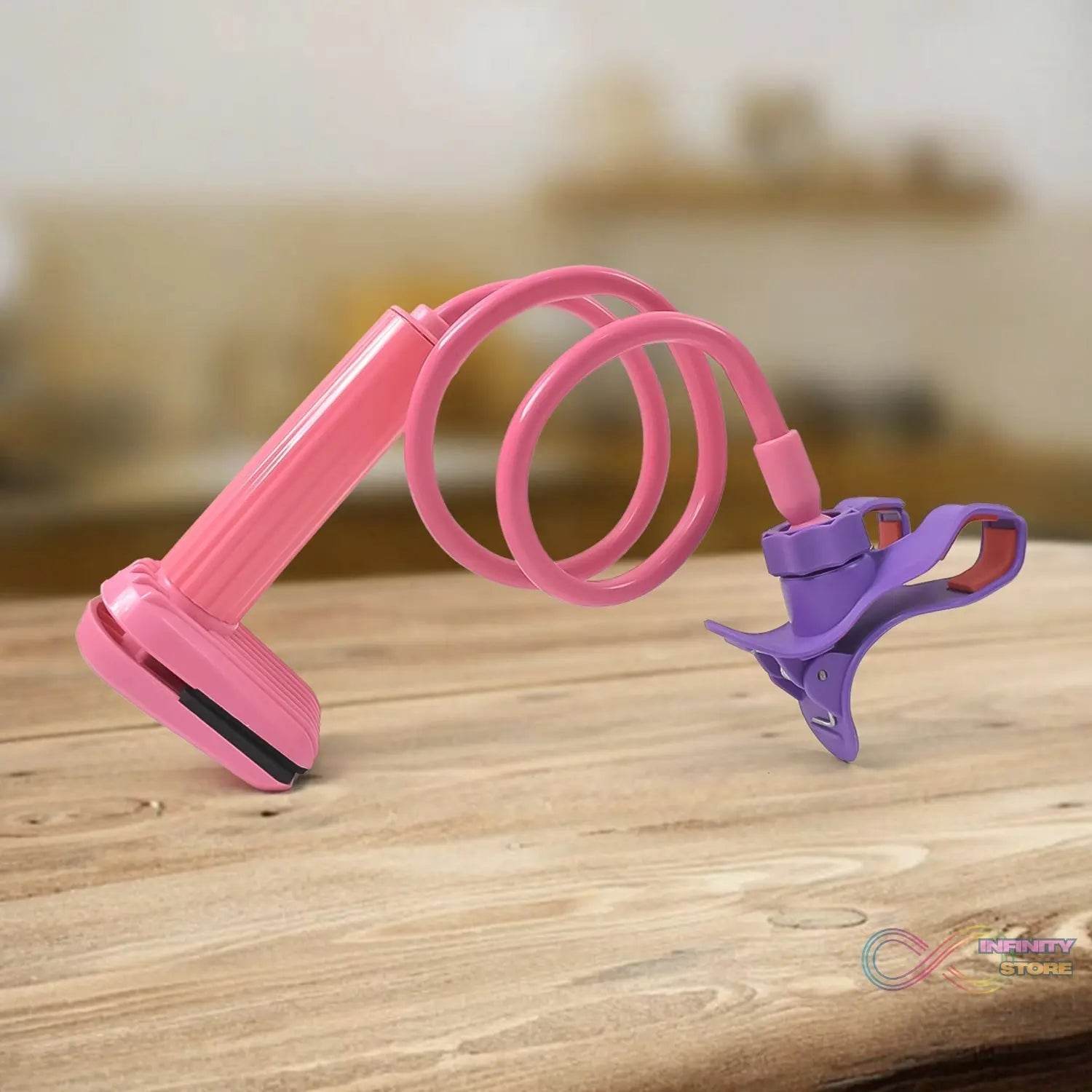 Flexible 360 Degree Portable Foldable Lazy Stand Bracket Cell Phone Holder (1 Pc) - infinityexculsivestore.com