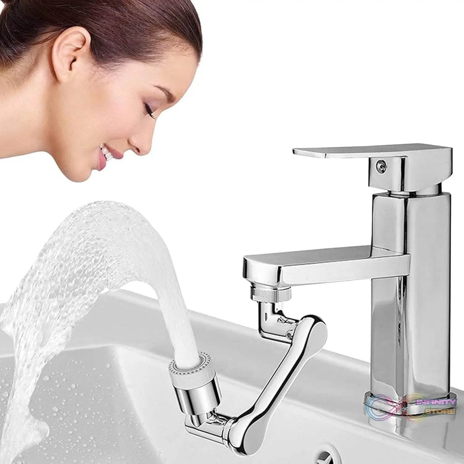 Flexible Faucet Splash Head Extender Aerator, Universal Splash Filter Faucet Sprayer (1 Set) - infinityexculsivestore.com