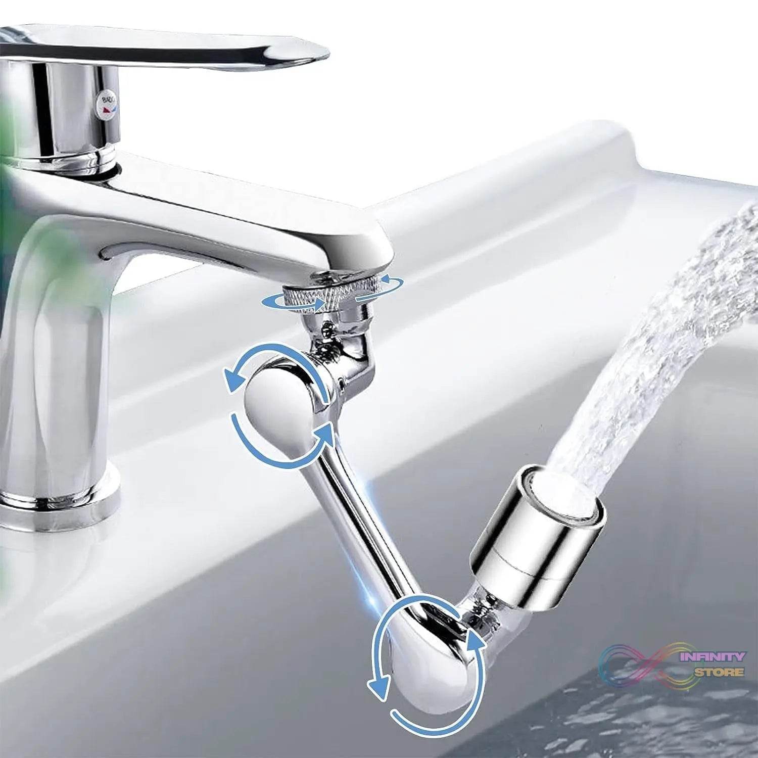 Flexible Faucet Splash Head Extender Aerator, Universal Splash Filter Faucet Sprayer (1 Set) - infinityexculsivestore.com