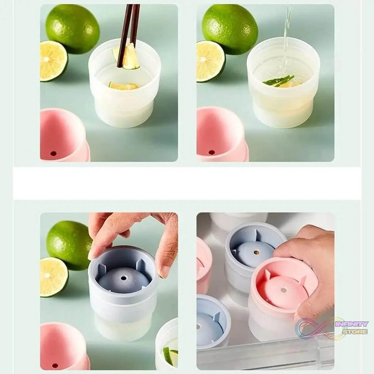 Flexible Ice Ball Mold-Large ice Ball, BPA-free (1 Pc) - infinityexculsivestore.com
