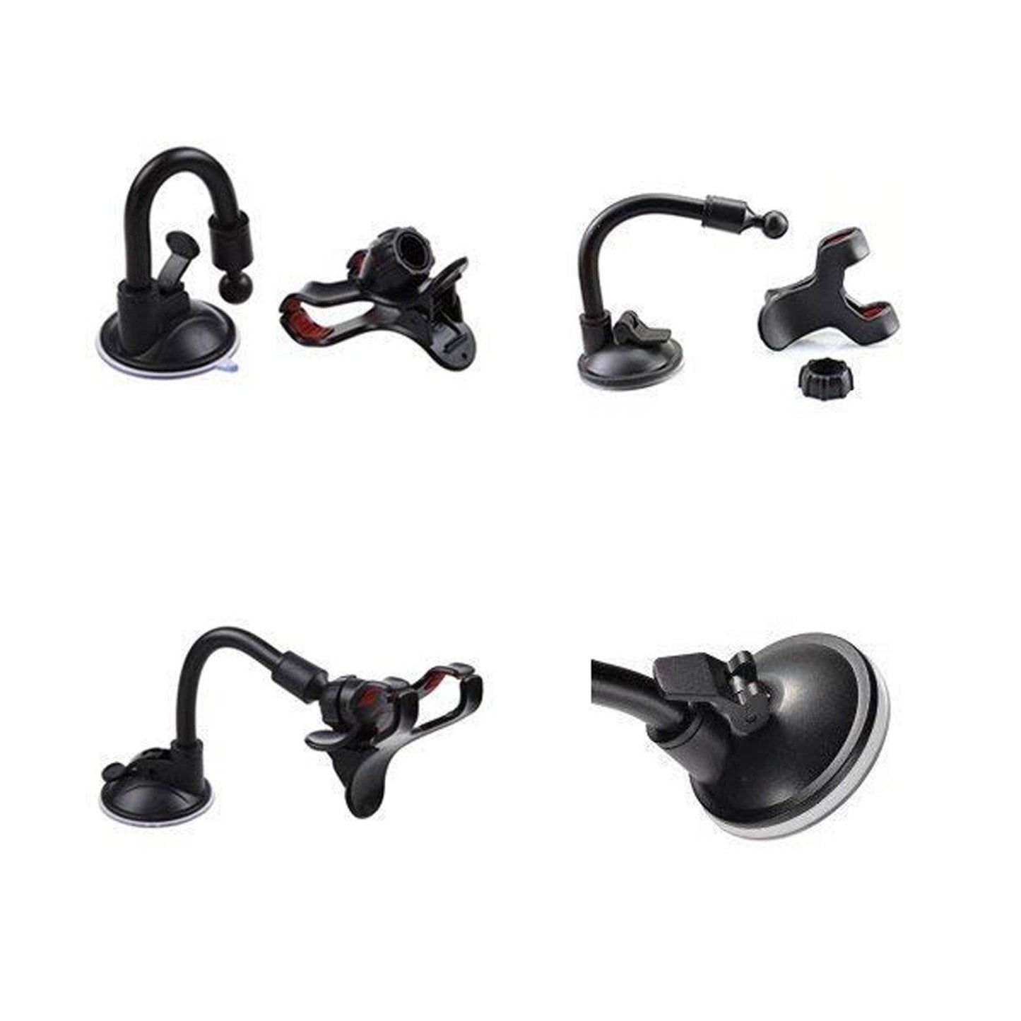 Flexible Mobile Stand Multi Angle Adjustment with 360 Degree Adjustment For Car & Home Use Mobile Stand - infinityexculsivestore.com
