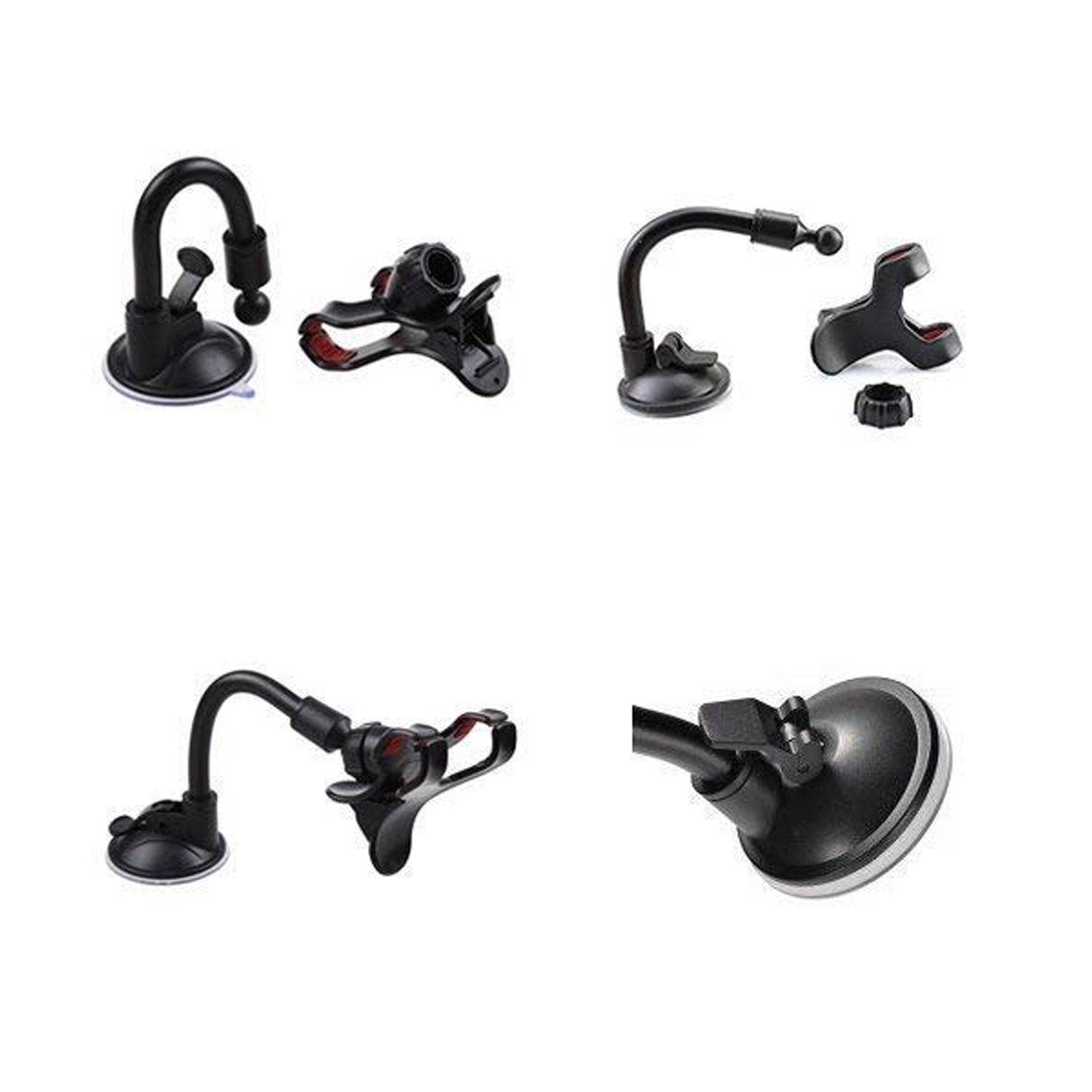 Flexible Mobile Stand Multi Angle Adjustment with 360 Degree Adjustment For Car & Home Use Mobile Stand - infinityexculsivestore.com