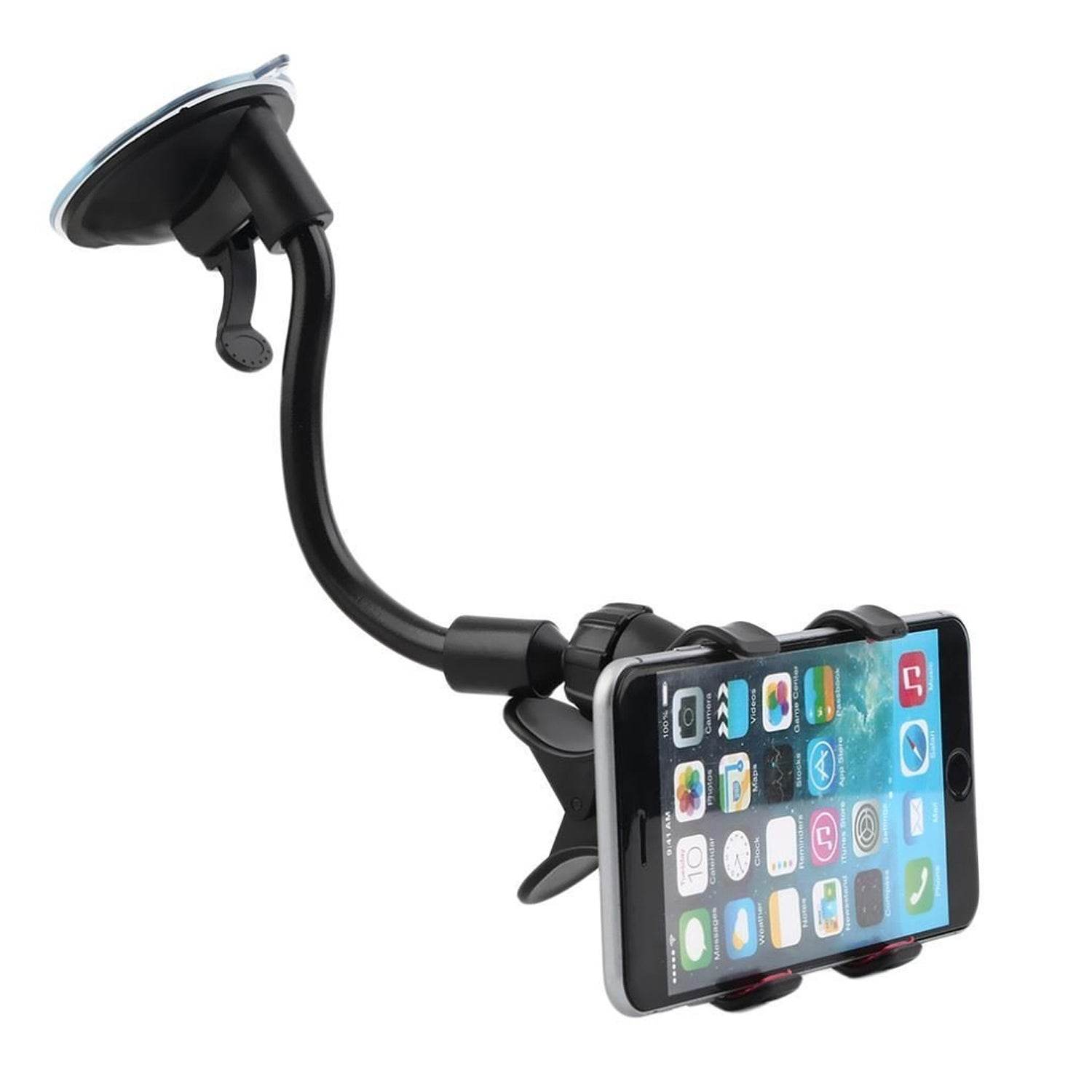 Flexible Mobile Stand Multi Angle Adjustment with 360 Degree Adjustment For Car & Home Use Mobile Stand - infinityexculsivestore.com