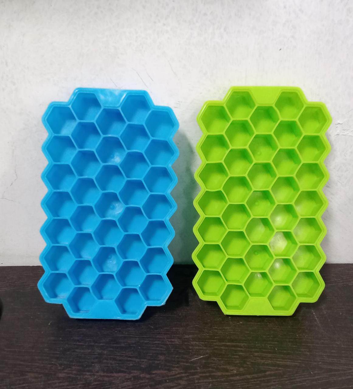 Flexible Silicone Ice Cube Tray, 37 Small Cubes , Fridge Use - infinityexculsivestore.com