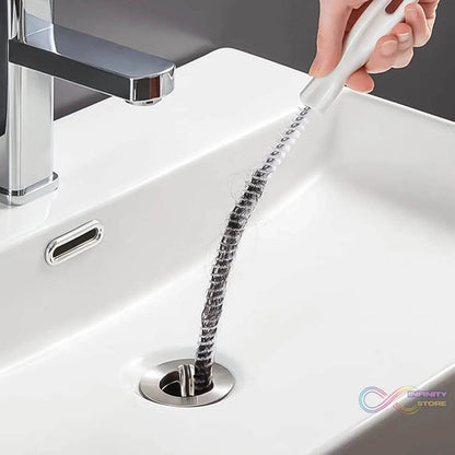 Flexible Sink Cleaning Brush Water Pipe Drain Dredge Tool (48 CM / 1 Pc) - infinityexculsivestore.com