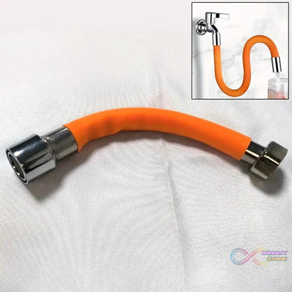 Flexible Water Tap Extender, Universal Foaming Extension Tube with Connector, 360 Free Bending Faucet Extender, Adjustable Sink Drain Extension (18cm) - infinityexculsivestore.com