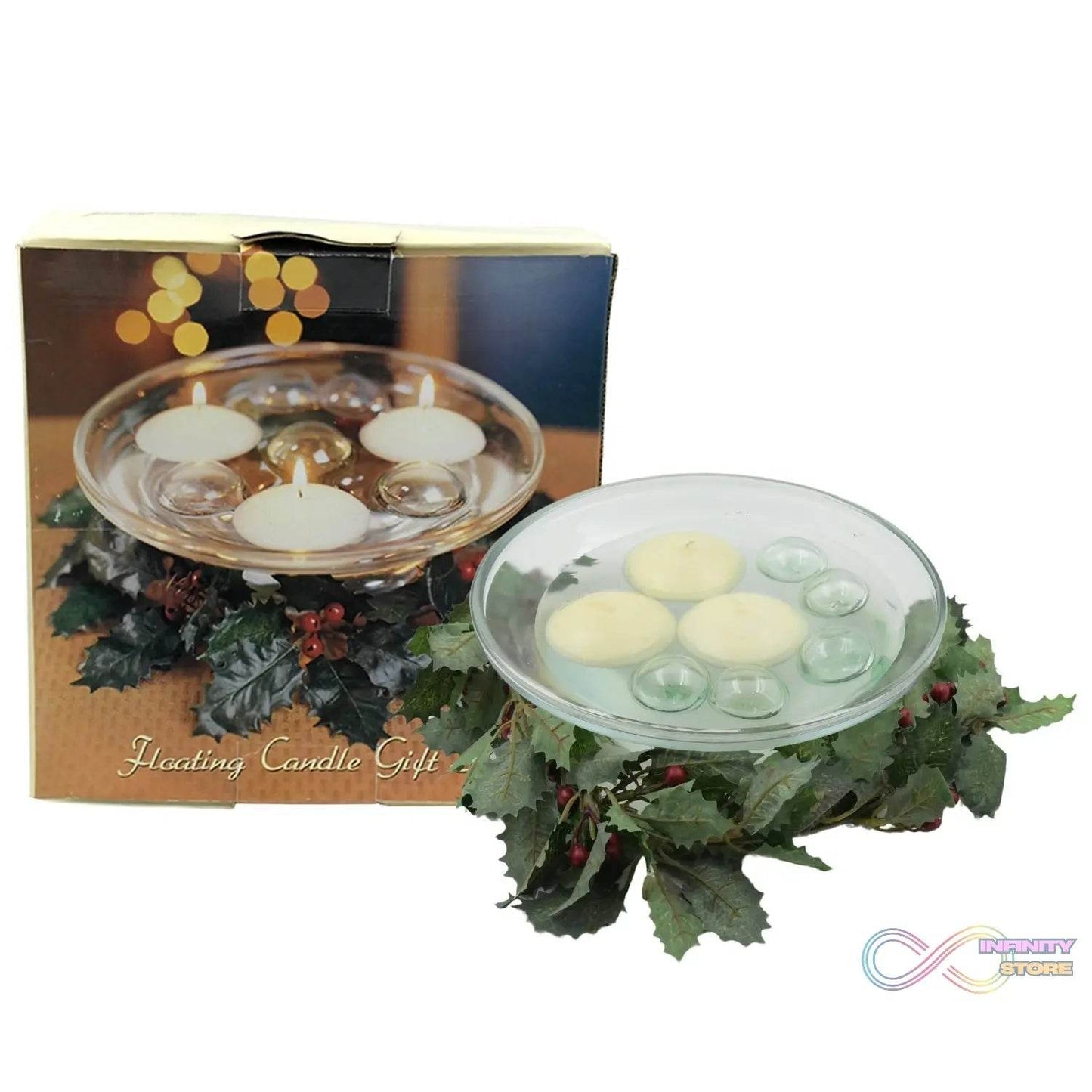 Floating Candle Holder (1 Pc): Romantic Ambiance, Table Decor - infinityexculsivestore.com