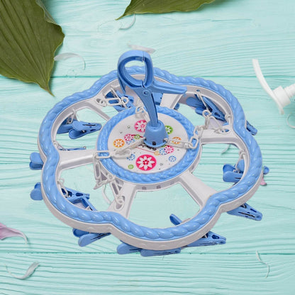 Flower Hanging Hanger 24 Clips Plastic Hanger - infinityexculsivestore.com