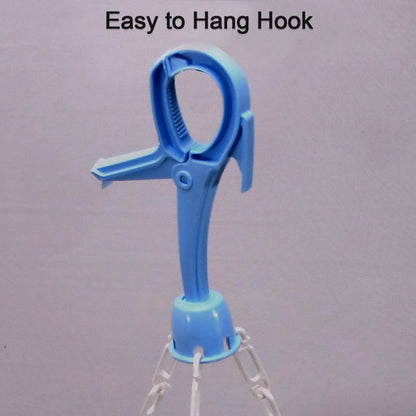 Flower Hanging Hanger 24 Clips Plastic Hanger - infinityexculsivestore.com