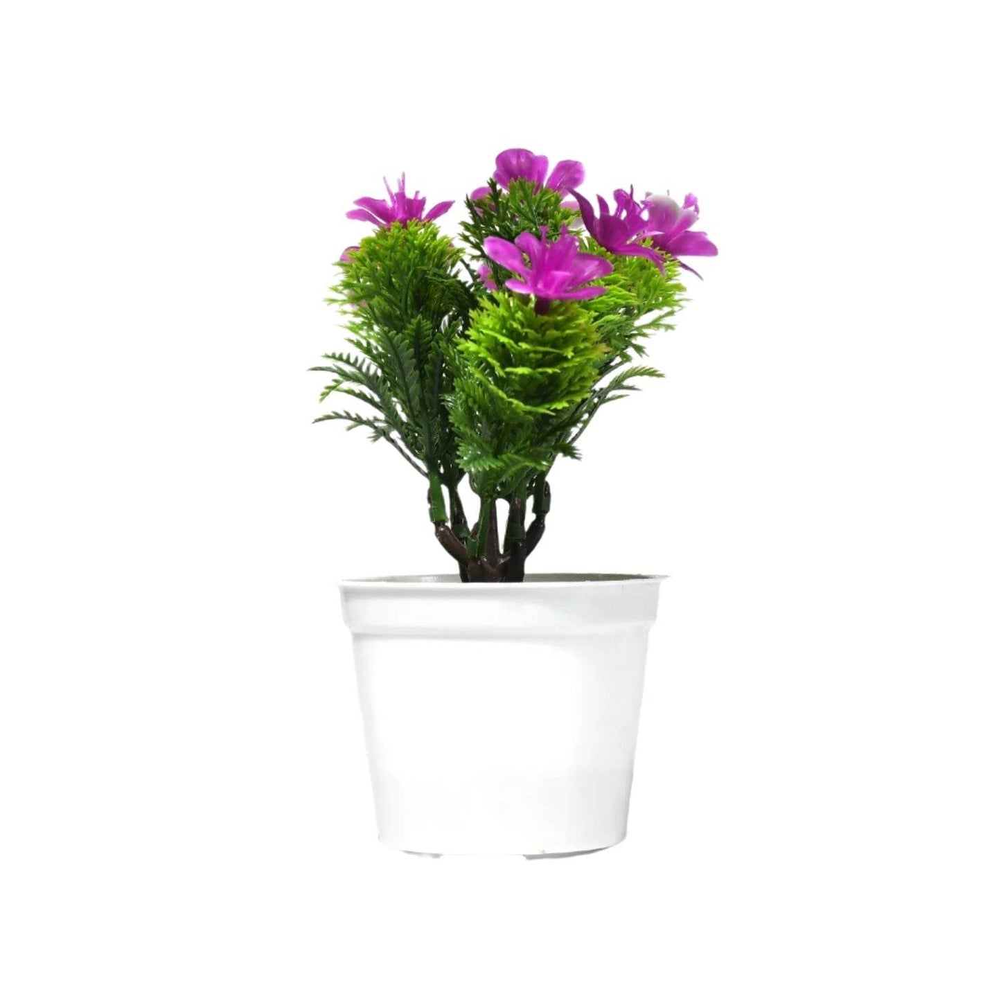 Flower Pot Artificial Decoration Plant | Natural Look & Plastic Material For Home , Hotels , Office & Multiuse Pot - infinityexculsivestore.com