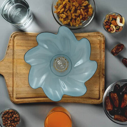 Flower Shape Plastic Dinner / Fruit Plate / Tray / Snacks / Breakfast Plate friendly Plastic Plate for Kids Party Supplies Birthday Holiday Party Dinnerware Supplies (1 Pc) - infinityexculsivestore.com