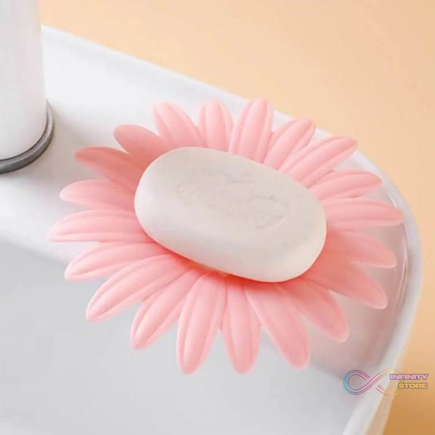 Flower Shape Portable Soap Dish Holder Soap Case - infinityexculsivestore.com
