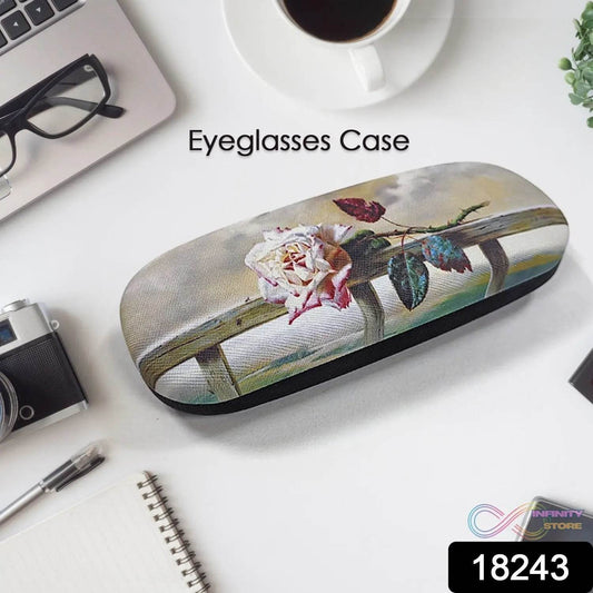 Flowers Decorative Glasses Case Eyeglasses Storage Box (1 Pc / Mix color) - infinityexculsivestore.com