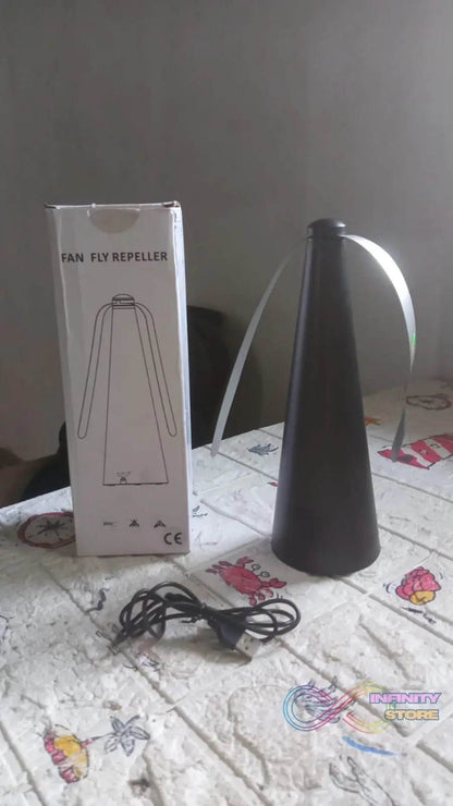 Fly Repellent Fan (Battery & USB) - Tabletop, Indoor/Outdoor, Chemical-Free - infinityexculsivestore.com