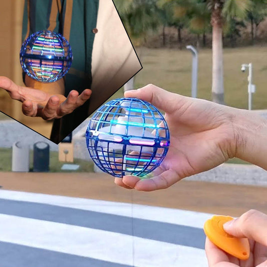 Flying Ball Toys, USB Rechargeable Built-in RGB Lights 360°Rotating Magic Controller, Flying Orb Ball Boomerang Mini Pro Spinner Blastoise Toys - infinityexculsivestore.com