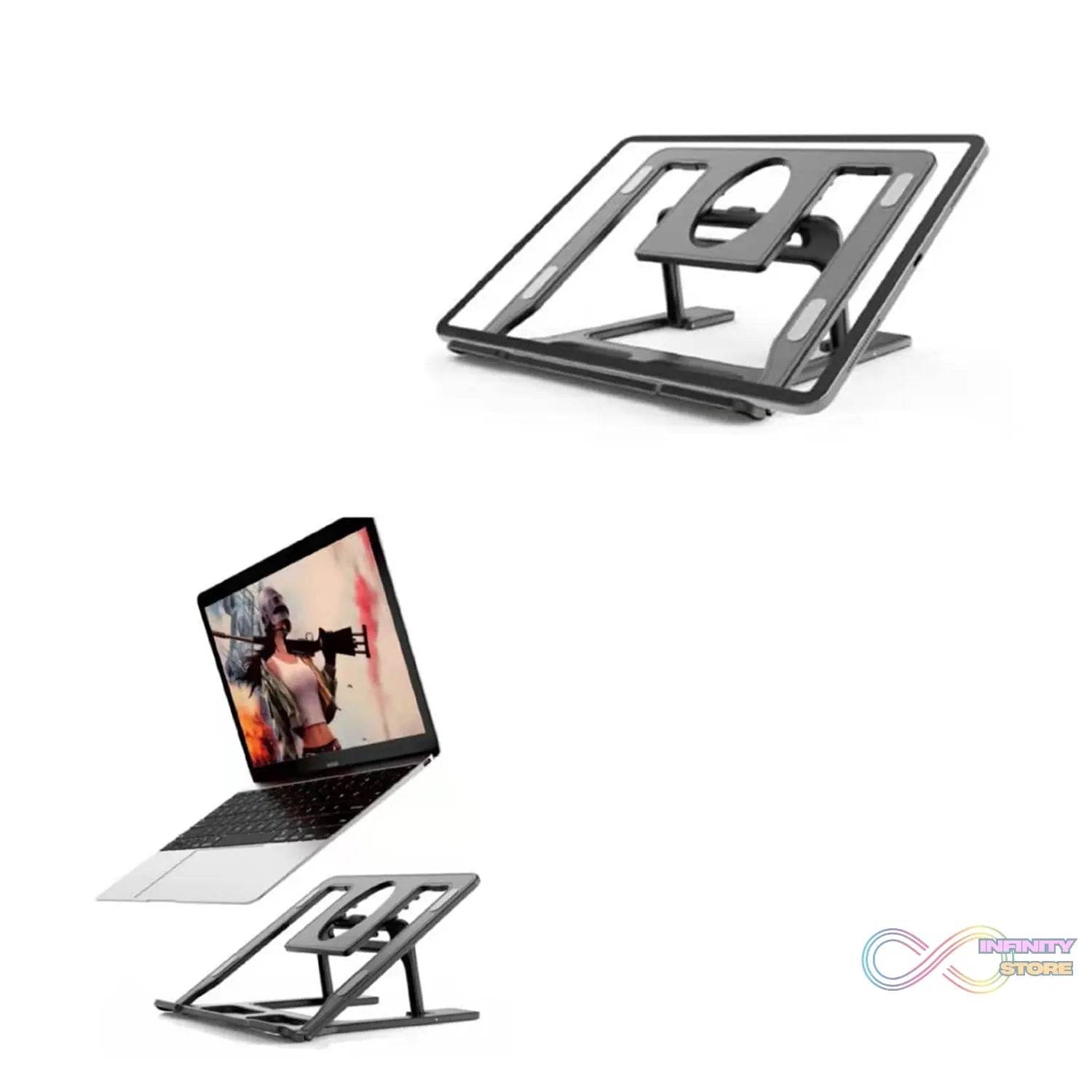 Foldable & Adjustable Portable Laptop Stand for laptops - infinityexculsivestore.com