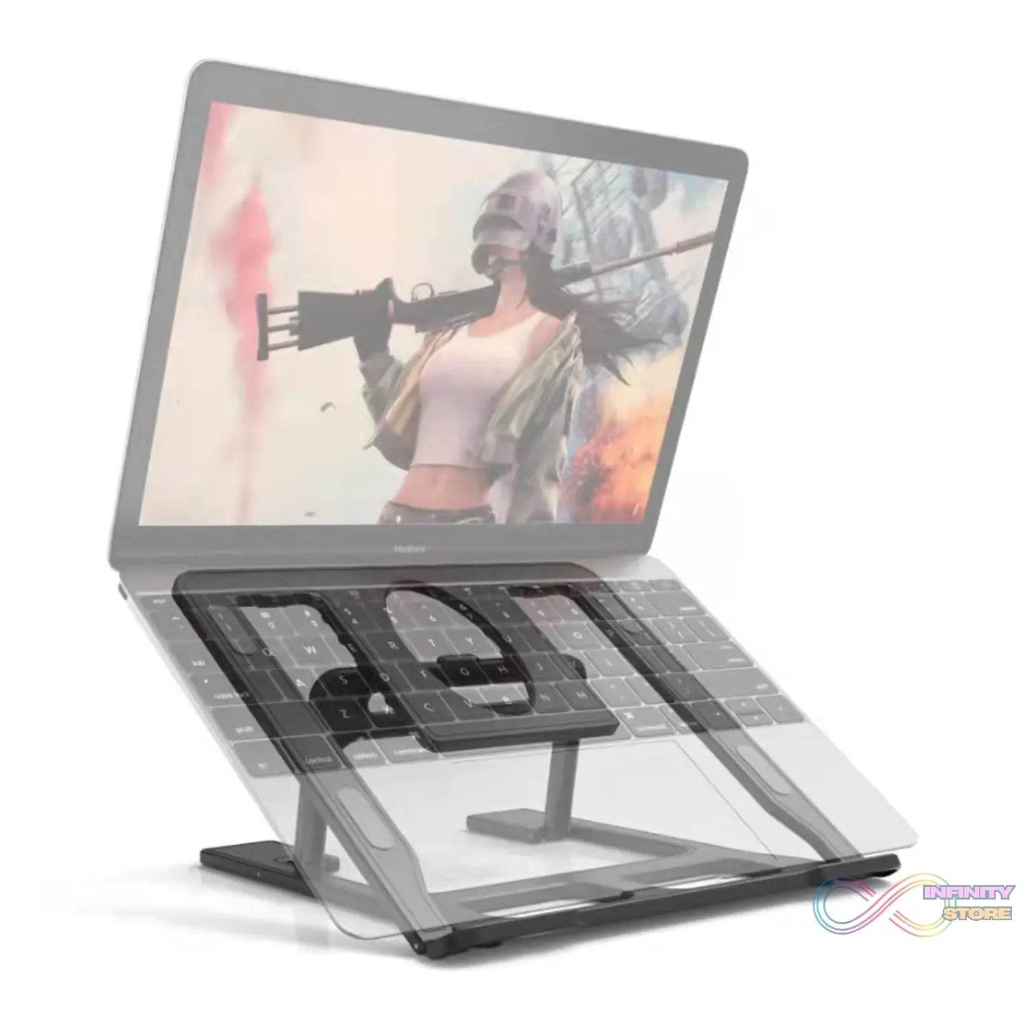 Foldable & Adjustable Portable Laptop Stand for laptops - infinityexculsivestore.com