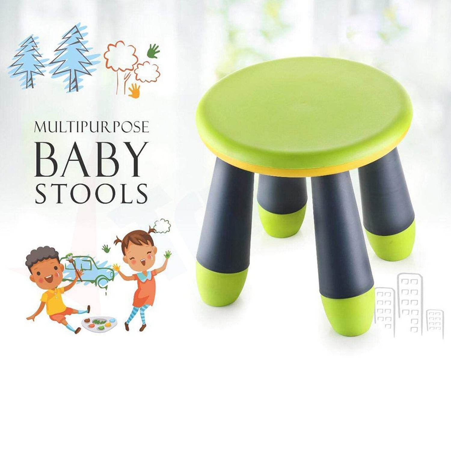 Foldable Baby Stool used in all kinds of places, specially made for kids and children’s etc. - infinityexculsivestore.com