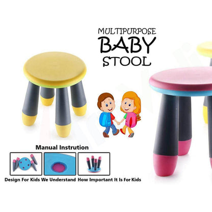 Foldable Baby Stool used in all kinds of places, specially made for kids and children’s etc. - infinityexculsivestore.com