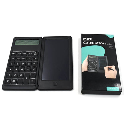 Foldable Calculator With 6 Inch LCD Tablet Digital Drawing Pad Stylus Pen Erase Button Lock Function Smart Calculator -01 - infinityexculsivestore.com