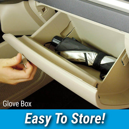 Foldable Car Windshield Sunshade for Heat Protection - infinityexculsivestore.com