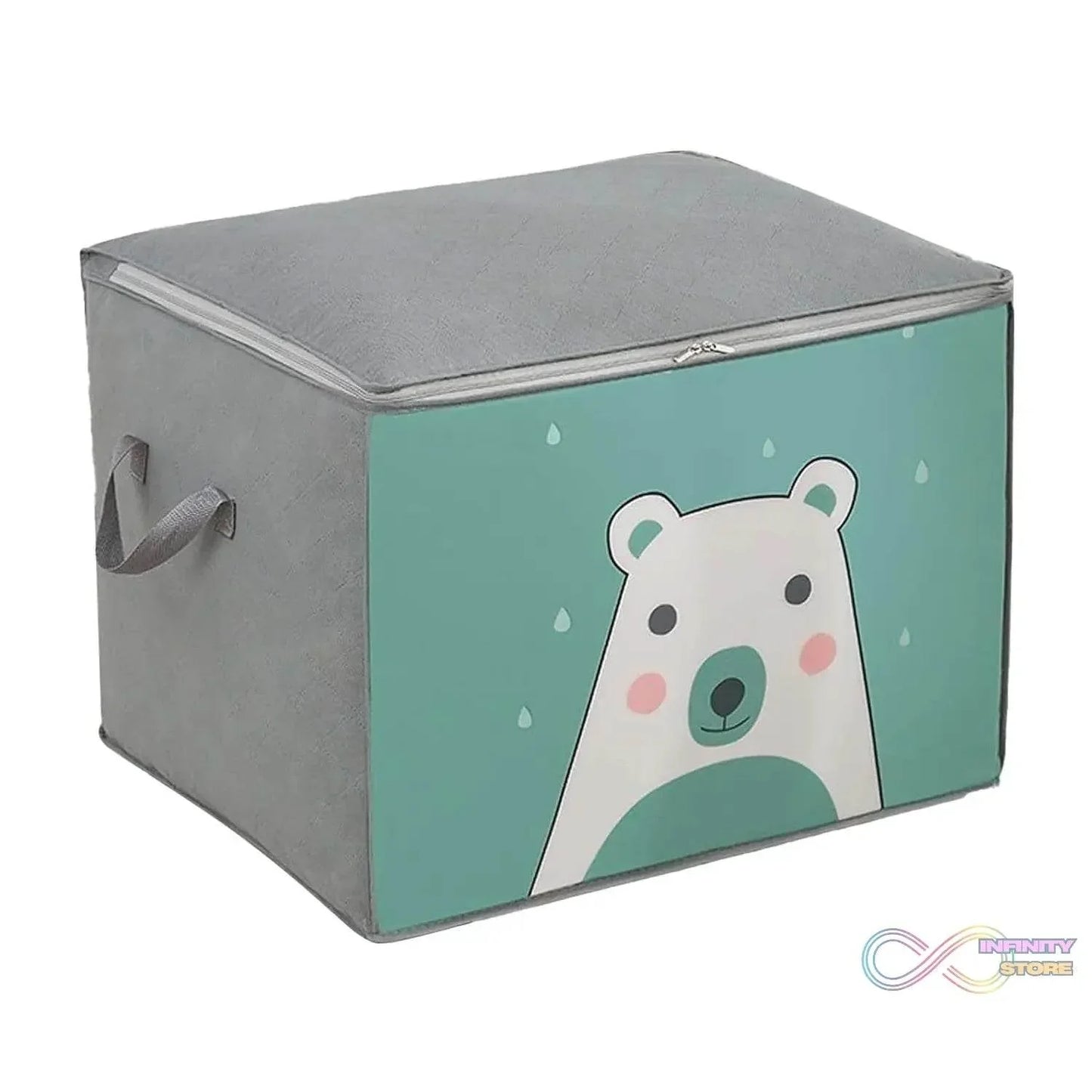 Foldable Closet Organizer Clear Window with Sturdy Zipper, Storage Bag (53×42×40 Cm / 1 Pc) - infinityexculsivestore.com