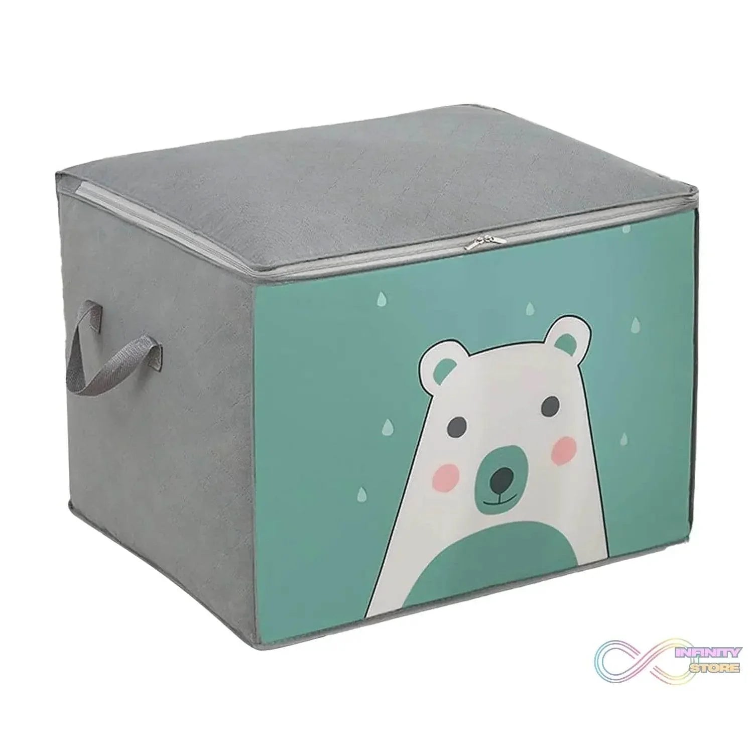 Foldable Closet Organizer Clear Window with Sturdy Zipper, Storage Bag (53×42×40 Cm / 1 Pc) - infinityexculsivestore.com