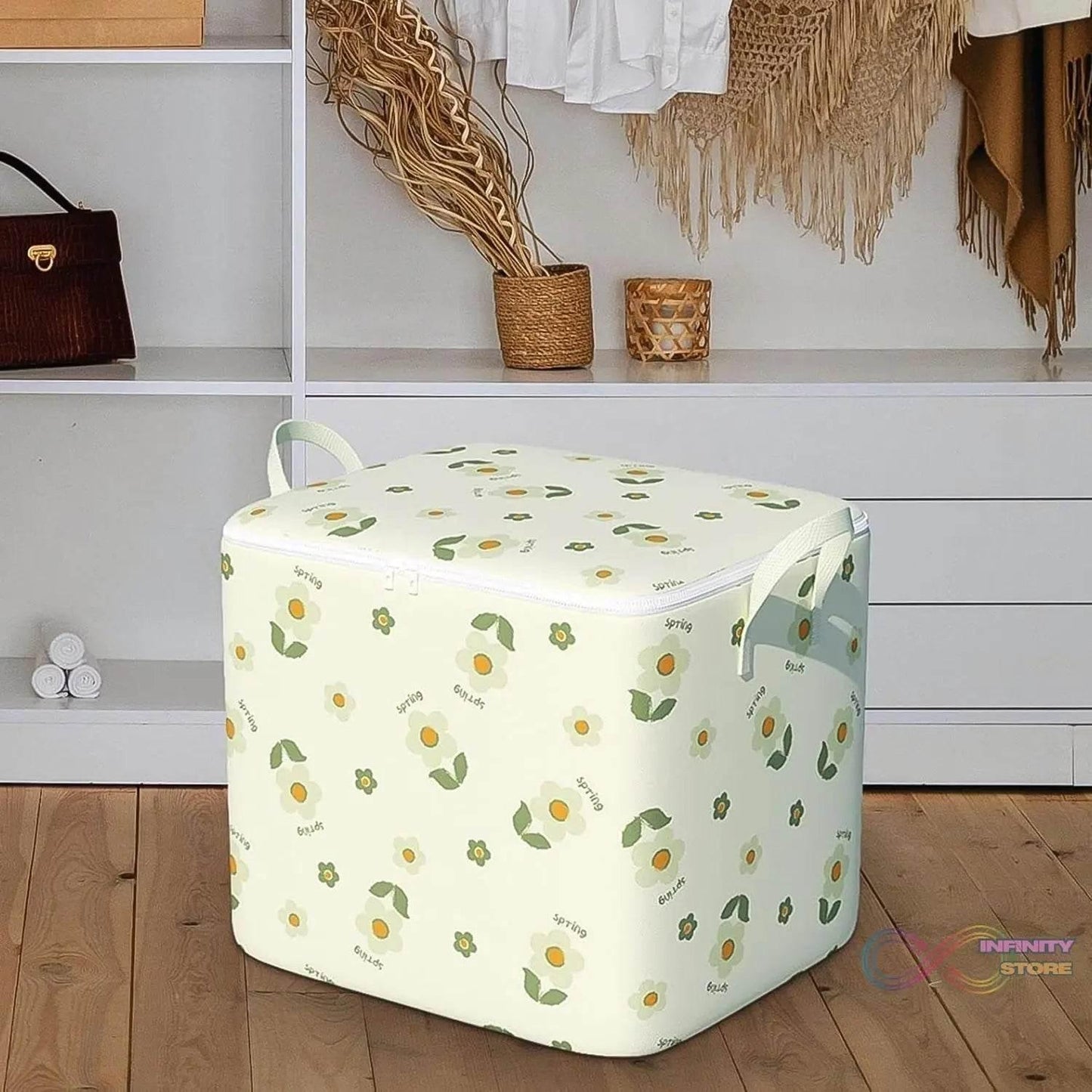 Foldable Clothes Storage Comforter Organizer Storage (140 L) - infinityexculsivestore.com