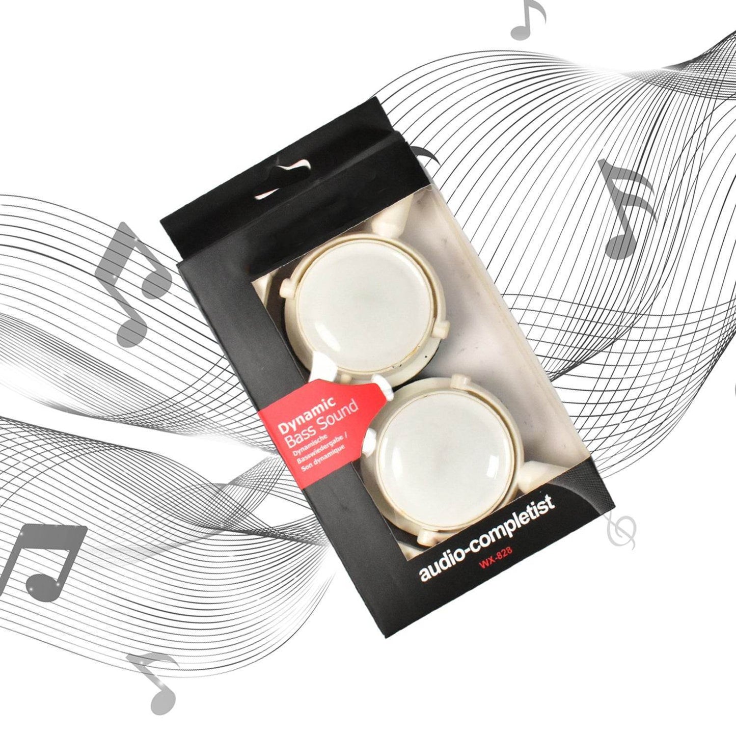 Foldable DJ Style Wired Headphones with Mic - infinityexculsivestore.com