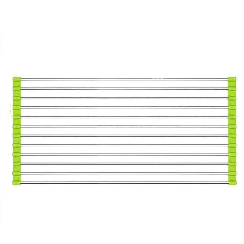 Foldable Drain Rack Kitchen Sink Roll up Dish Drying Rack Portable Dish Rack - infinityexculsivestore.com