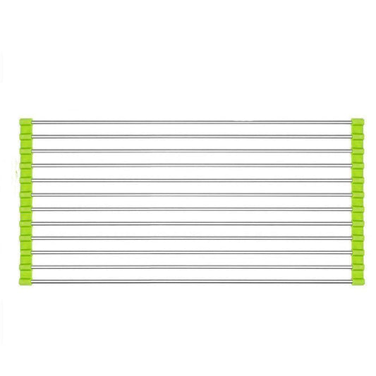 Foldable Drain Rack Kitchen Sink Roll up Dish Drying Rack Portable Dish Rack - infinityexculsivestore.com