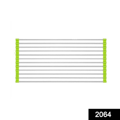 Foldable Drain Rack Kitchen Sink Roll up Dish Drying Rack Portable Dish Rack - infinityexculsivestore.com