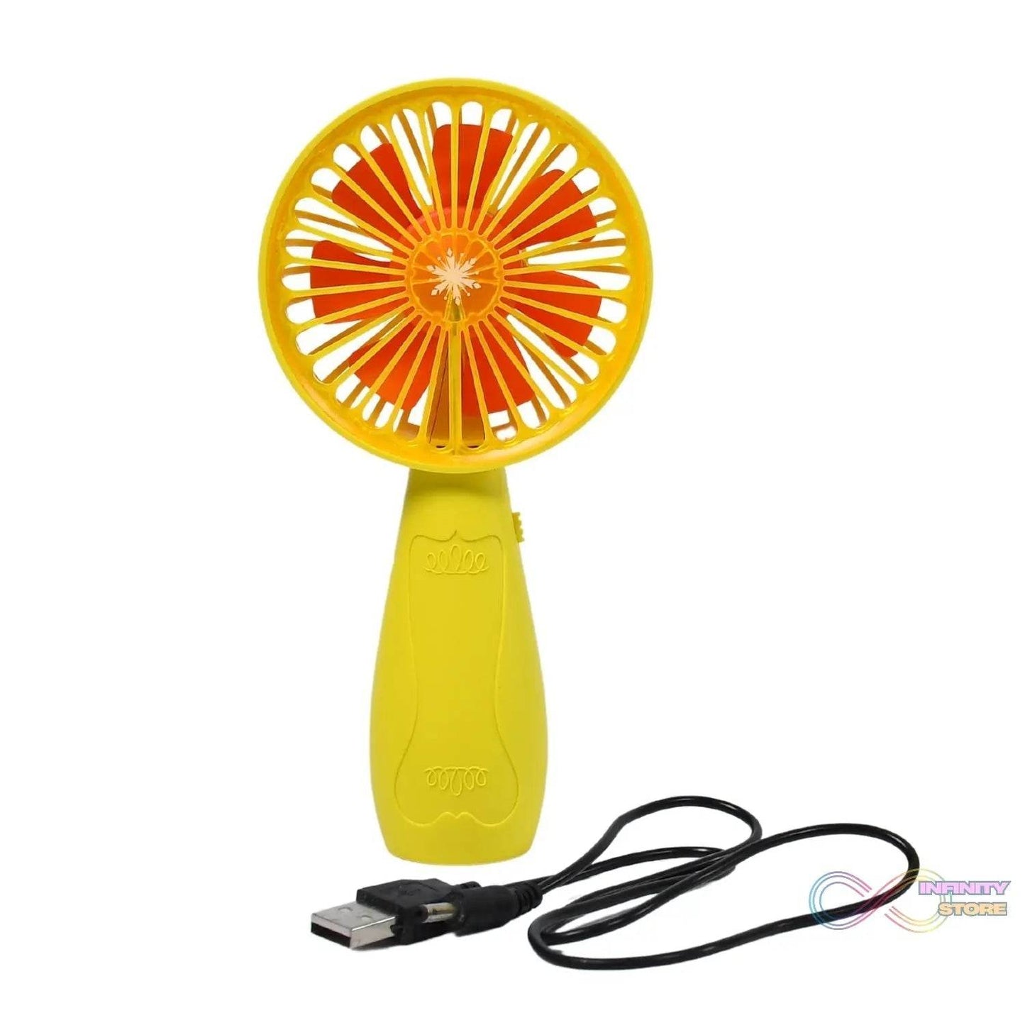 Foldable Handy Light Fans Rechargeable Handheld Mini Fan Electric Personal Fans Hand Bar Desktop Fan (Battery Not Include) - infinityexculsivestore.com