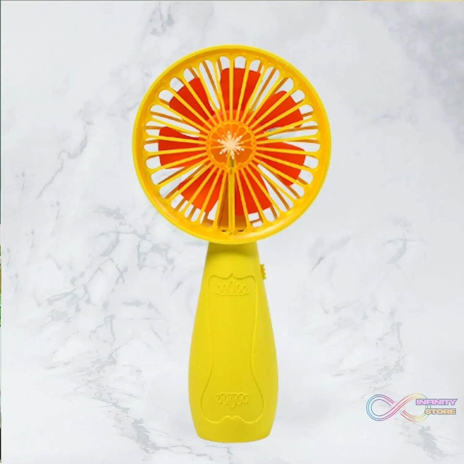 Foldable Handy Light Fans Rechargeable Handheld Mini Fan Electric Personal Fans Hand Bar Desktop Fan (Battery Not Include) - infinityexculsivestore.com